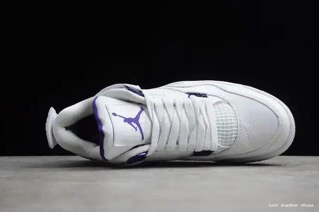 Reps LUCY Air 4 CT8527-115 Purple Jordan Court 0515